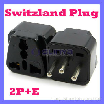 Us UK Aus EU to Swiss World Travel Adaptor Switzerland Travel Snap in Style Adapter AC Power Plug Universal Adapter